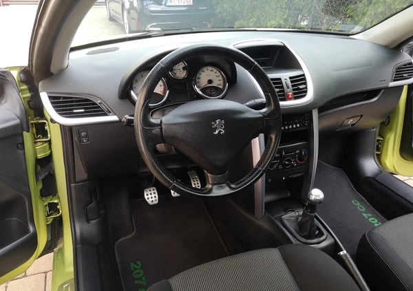 Peugeot 207 CC cena 11900 przebieg: 151500, rok produkcji 2007 z Września małe 29